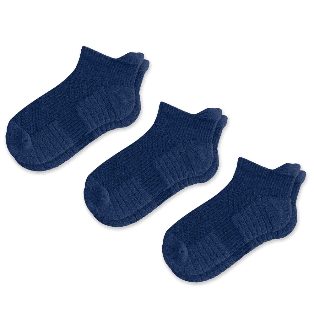 FlexRelief™ Ankle Compression Socks – Navy Blue