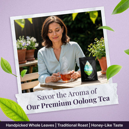 3x Organic Honey Scented Oolong Tea Bags Upsell