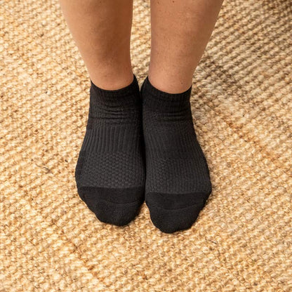 FlexRelief™ Ankle Compression Socks – Black