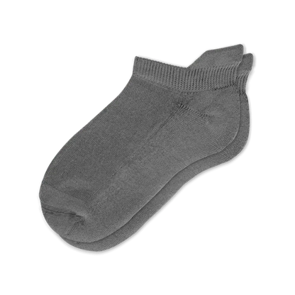 Padded Easy-Stretch Ankle Socks – Gray