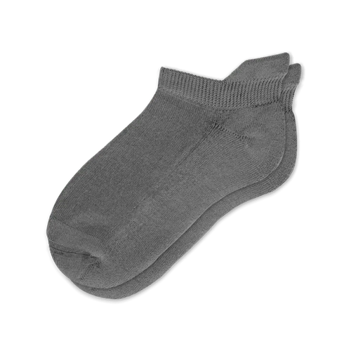 Padded Easy-Stretch Ankle Socks – Gray
