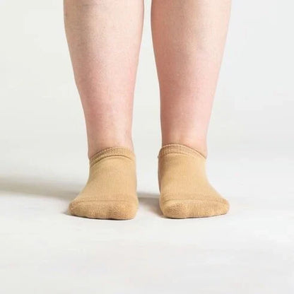 Padded Easy-Stretch Ankle Socks – Tan