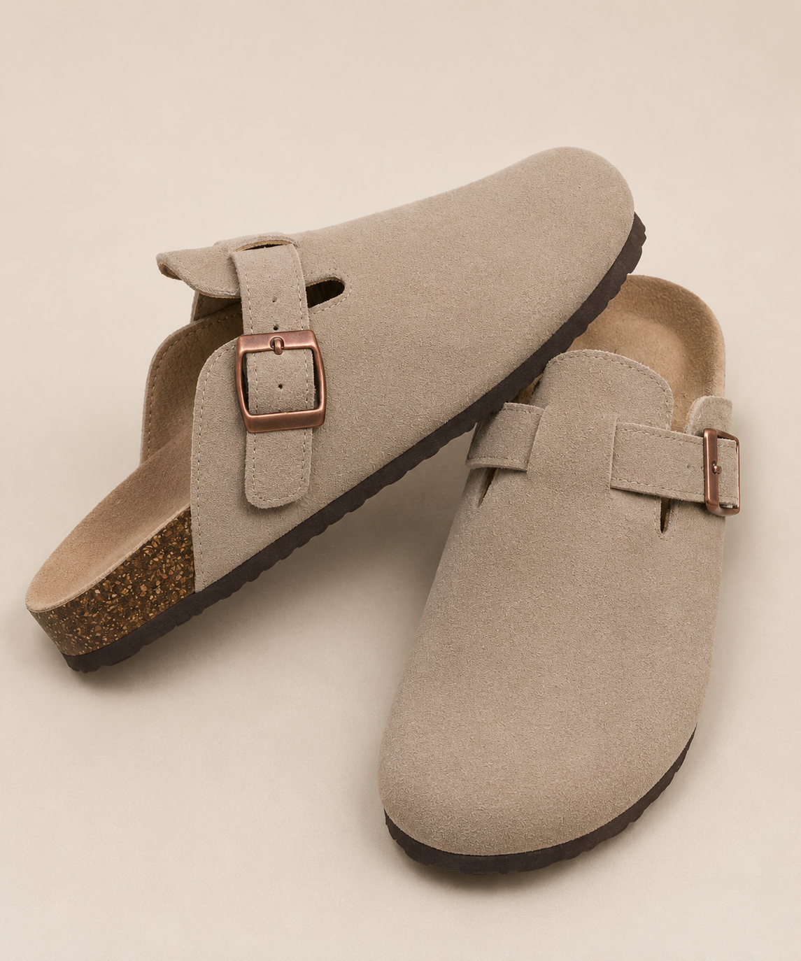 Premium Genuine Suede Clogs