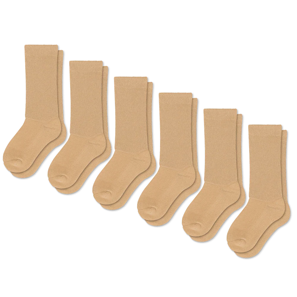 ComfortFlex™Socks - Tan