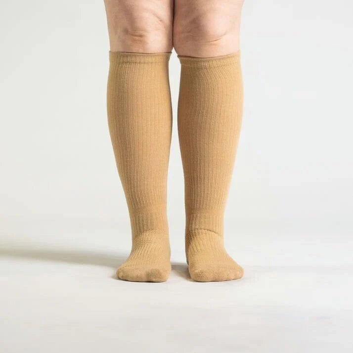 FlexRelief™ Compression Socks – Tan