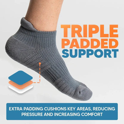 FlexRelief™ Ankle Compression Socks – Black