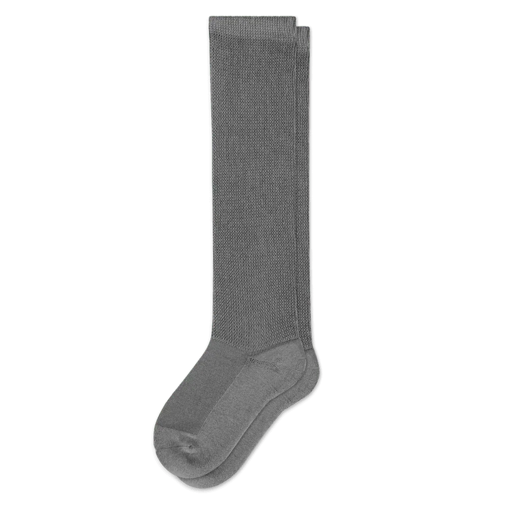 Padded Easy-Stretch Crew Socks – Gray